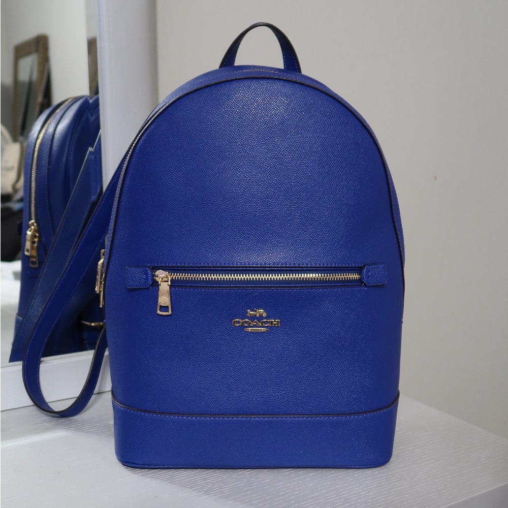 Blue Coach book bag